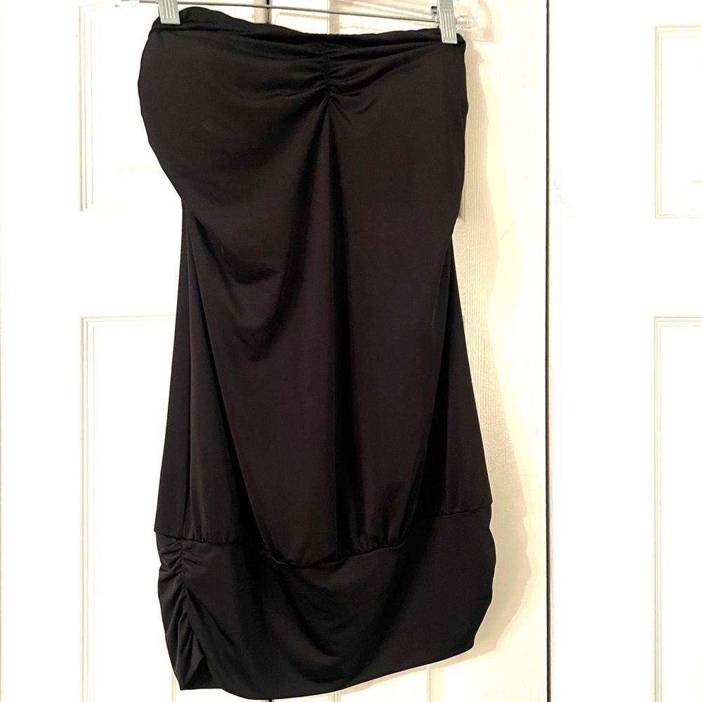 Forever 21 Black Ruched Skirt